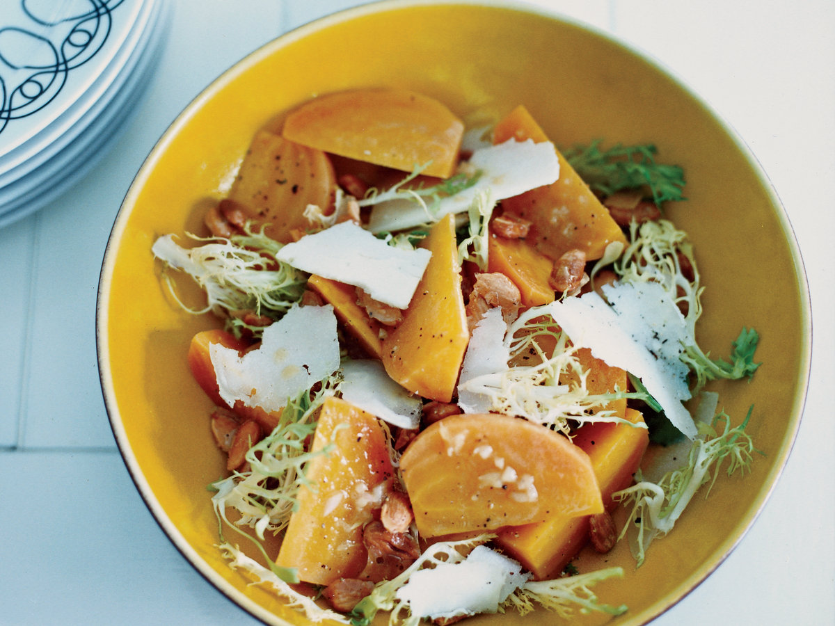 Beet Salad with Candied Marcona Almonds