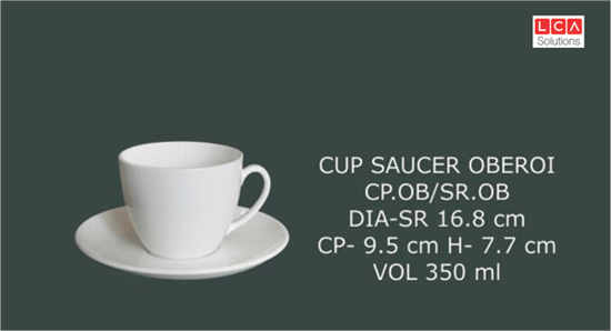 Picture of BONE-CHINA CUP OBERAI LOGO-