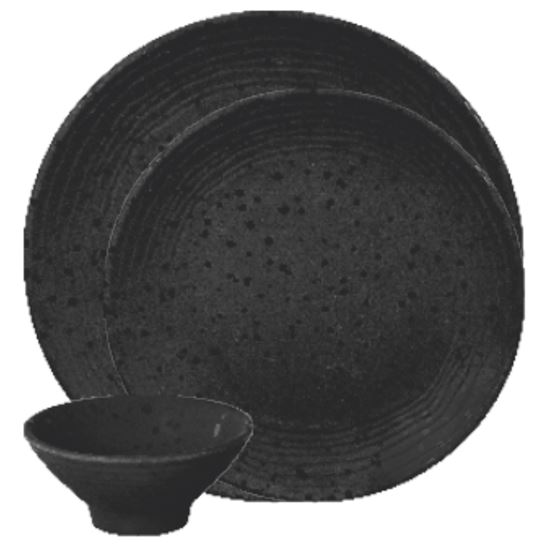Picture of DINEWELL MATT URMI SMALL PLATE 066 (BLACK)