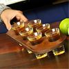 Picture of WOOD SHOT GLASS TRAY (6P)