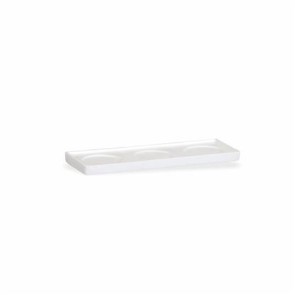 Picture of BONE-CHINA PICKLE JAR TRAY RECTANGLE