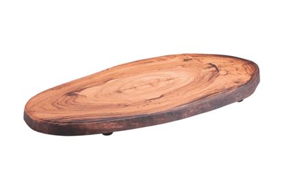 Picture of DINEWELL WOOD PLATTER OVEL CUT MED 0120