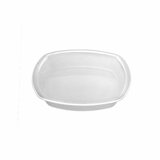 Picture of MUSKAN CHAT PLATE SQ 6"(CLEAR)