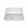 Picture of MUSKAN PARTITION PLATE 3IN1 PAV BHAJI (CLEAR)