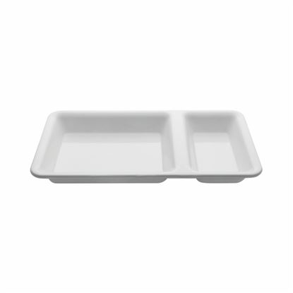 Picture of MUSKAN SAMOSA PLATE 2IN1 4.5X7 (WHITE)