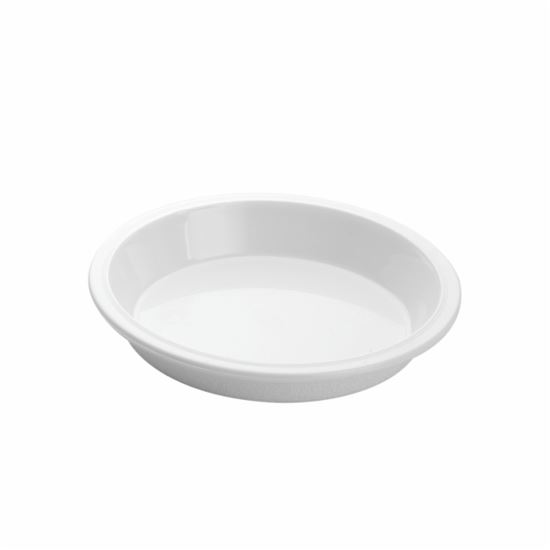 Picture of MUSKAN CHAT PLATE ROUND 6"(WHITE)