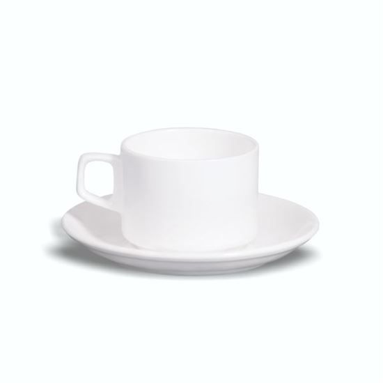 Picture of BONE-CHINA GL SAUCER HW MED