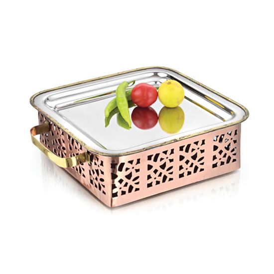 Picture of LACOPPERA SNACK WARMER SQUARE JUMBO D/CUT