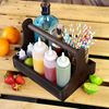 Picture of WOOD CONDIMENT CADDY