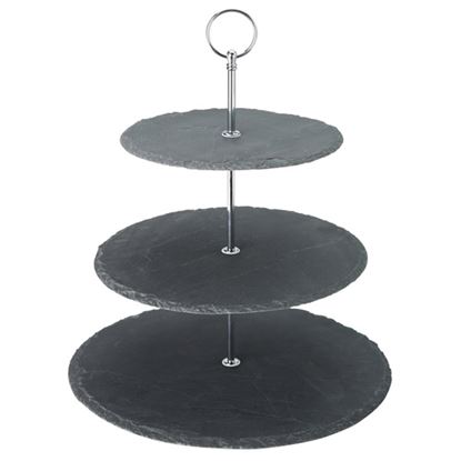 Picture of STO CAKE STAND ROUND 3TIER 7,10,14"