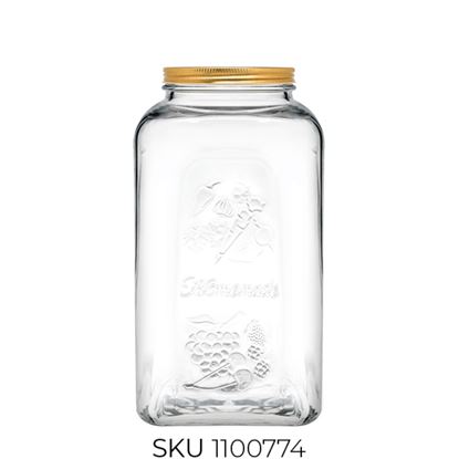 Picture of PASABAHCE HOMEMADE JAR W/METAL LID 5L (80399)