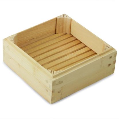 Picture of WOOD DIMSIM BASKET SQUARE 5