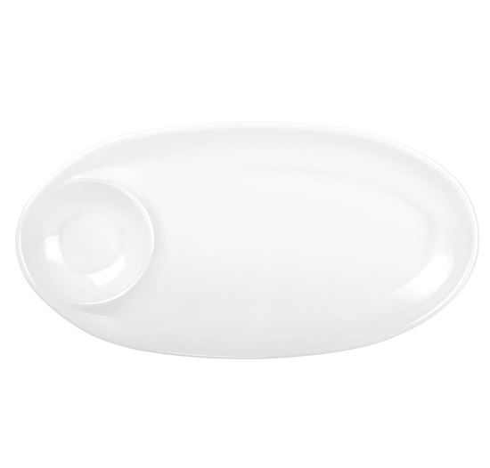 Picture of DINEWELL CHIP & DIP OVAL 2124 (BLACK)