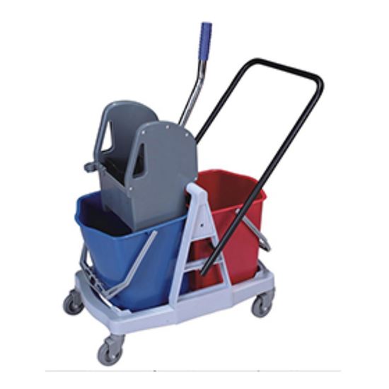 Picture of HK WRINGER (JANITOR) TROLLY 2 BUCKET 40L