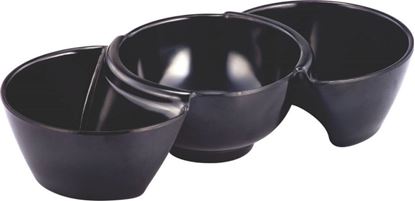 Picture of DINEWELL TRIO DISH 2123 (BLACK)
