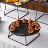 Picture of IG RISER SQ BUFFET STAND BLACK 18.5X18.3X7.7CM