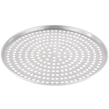 Picture of KMW PIZZA TRAY WIDE RIM PERFORATED 11"