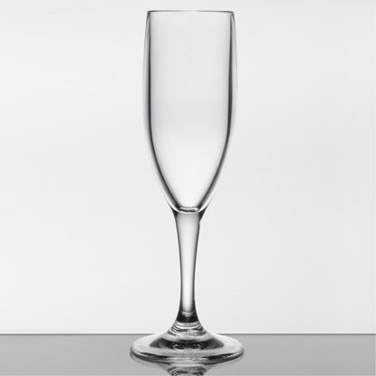 Picture of MUSKAN CHAMPANGE FLUTE GLASS 175ML (CLEAR)