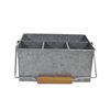 Picture of KMW TABLE CADDY ROUND 4 PARTITION GALVANISED