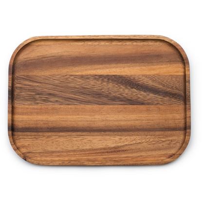 Picture of WOOD TRAY ROUND EDGE SMALL