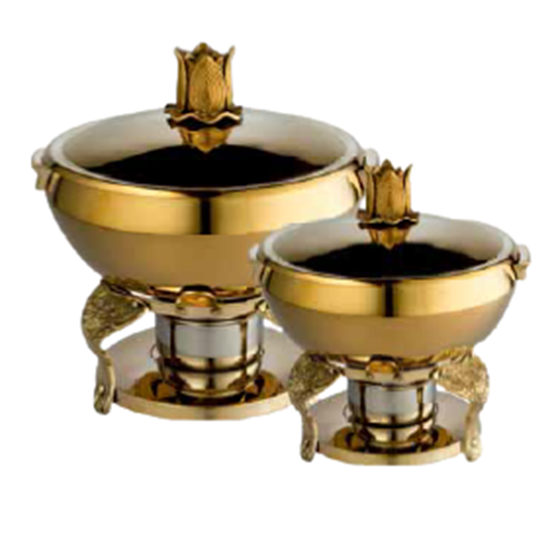 Picture of VNS MUGHAL CHAFING DISH 5LT GOLD 7614