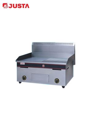Picture of ELINVER GRIDDLE GAS HALF GROOVED 730X565X540 MM