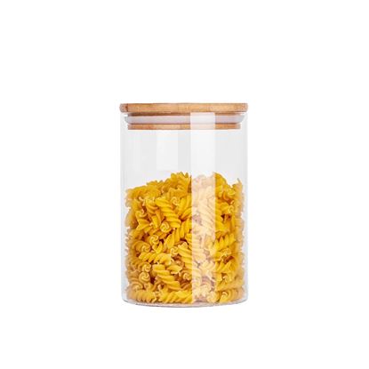 Picture of IMP DELI JAR BAMBOO LID 1050ML GPG10-1050-BB