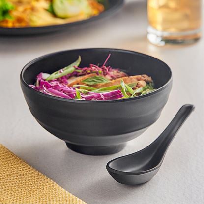 Picture of BLK GP SPIRAL SOUP BOWL NO P125