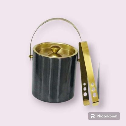 Picture of CK ICE BUCKET 1L R GOLD+BLACK 1007