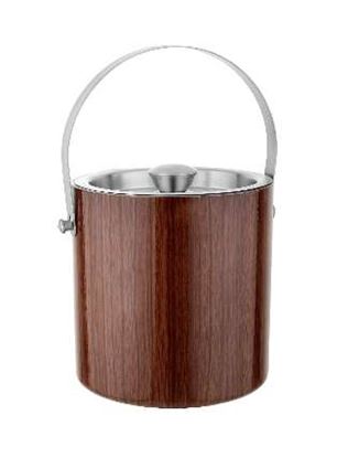 Picture of KMW ICE BUCKET W/WOODEN LID & TONG