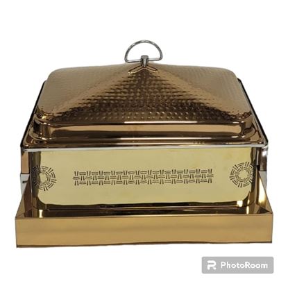 Picture of CLASSIC DONGA SQUARE 14X14 GOLD DOUBLE BASE