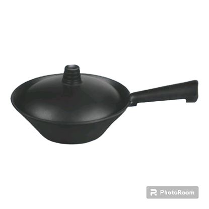 Picture of DINEWELL FRYPAN W/LID (WOK) 5146 BLACK