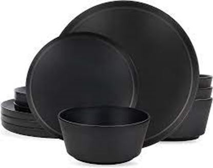 Picture for category BLACK MELAMINE PLATES