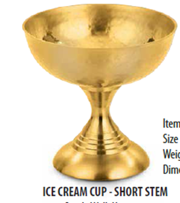 Picture of DESTELLER GOLD ICE CREAM CUP