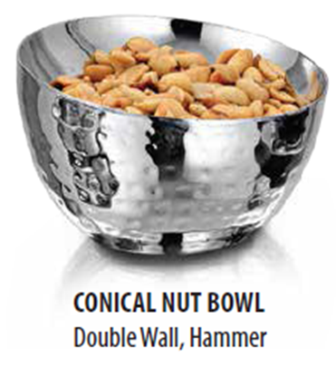 Picture of DESTELLER CONICAL NUT BOWL D/W HAMMR