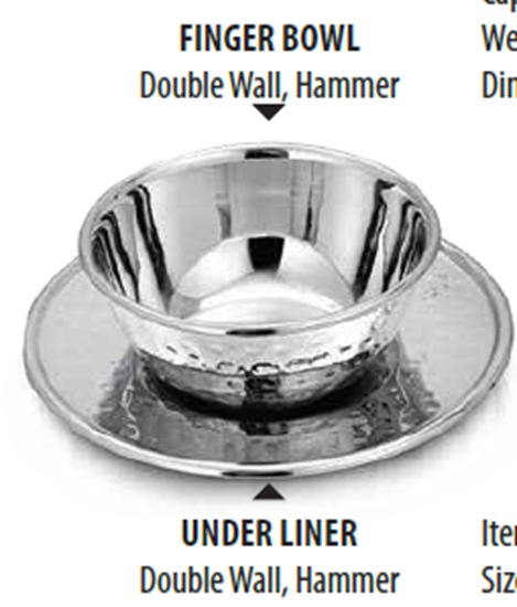 Picture of DESTELLER FINGER BOWL D/W HMMR