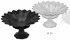 Picture of MUSKAN BOWL FLOWER BASKET 13" (CLEAR)