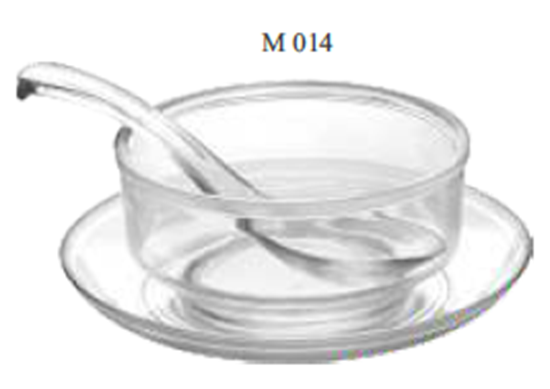 Picture of MUSKAN SOUP SAUCER PLAIN (CLEAR)