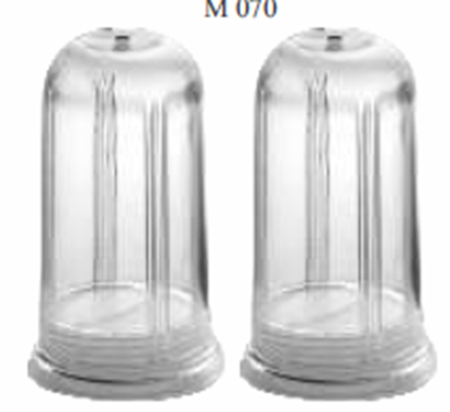 Picture of MUSKAN SALT & PEPPER SET ROUND (CLEAR)