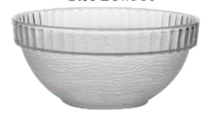Picture of MUSKAN BOWL STEC 10" (CLEAR)
