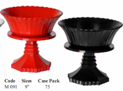 Picture of MUSKAN BOWL FLOWER 9  (BLACK)