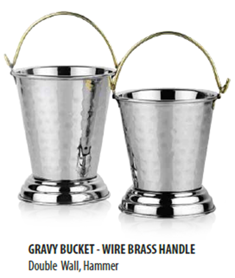 Picture of DESTELLER BRASS MATT GRAVY BUCKET D/W (NO1)