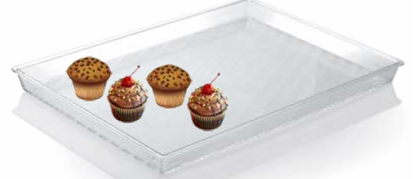 Picture of MUSKAN TRAY DISPLAY 8X14X1 (PC) CLEAR