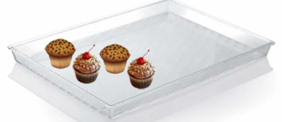 Picture of MUSKAN TRAY DISPLAY 8X14X1 (PC) CLEAR