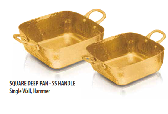 Picture of DESTELLER GOLD SQUARE DEEP PAN (NO2)