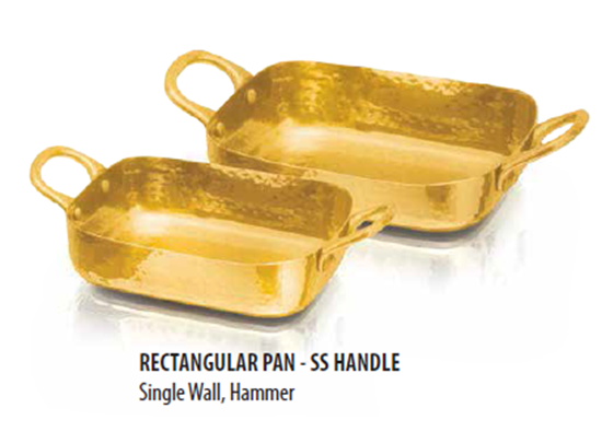 Picture of DESTELLER GOLD RECT PAN (NO1)