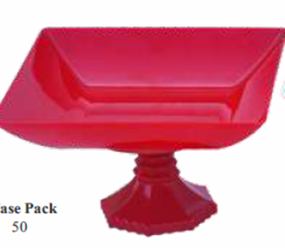 Picture of MUSKAN SQ PLATTER 14 DEEP (RED)