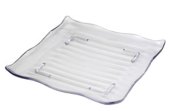 Picture of MUSKAN WAVE PLATTER 12 (CLEAR)