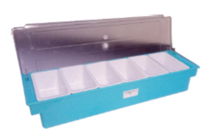 Picture of V4 CONDIMENT TRAY(6 PORTION) (SKY BLUE)