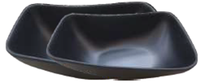 Picture of DINEWELL MATT SLANTED BOWL SMALL 5125 BLACK